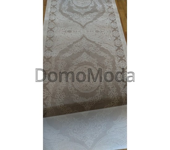 Поліестера килимова доріжка TEMPO 117AA POLY.IVORY/CREAM - Висока якість за найкращою ціною в Україні зображення 7.